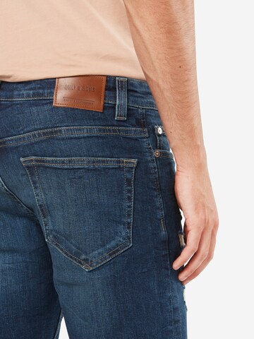 Regular Jeans 'Ply' de la Only & Sons pe albastru