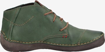 JOSEF SEIBEL Lace-Up Ankle Boots 'Fergey' in Green