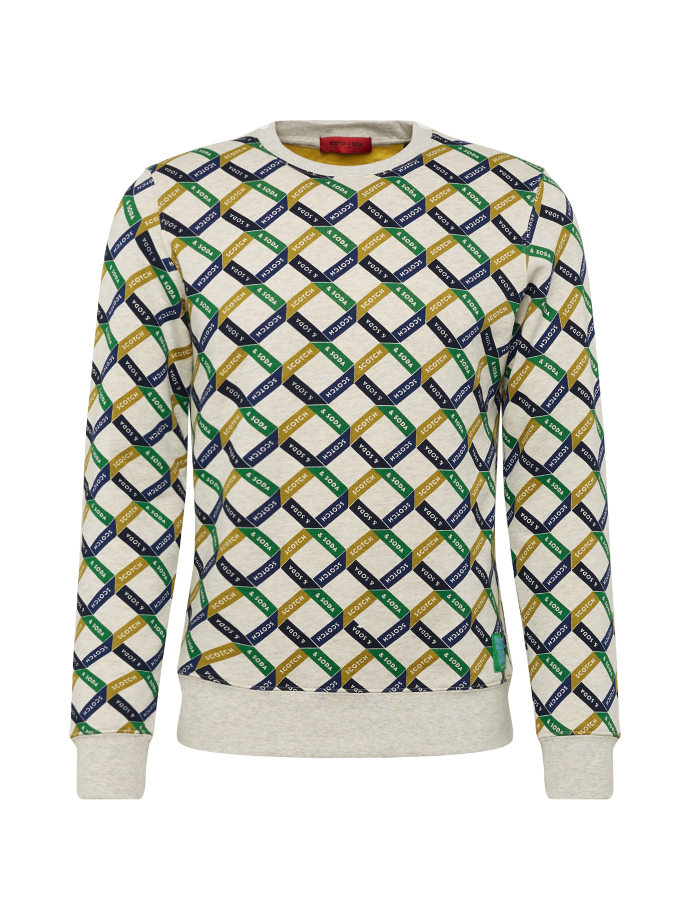 SCOTCH & SODA - Sweatshirt in de kleur Beige