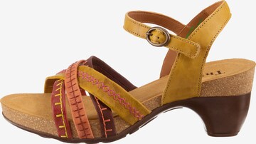 THINK! Strap Sandals 'Traudi' in Yellow