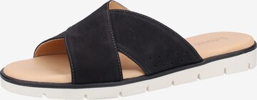 Darkwood Mules in Black: front