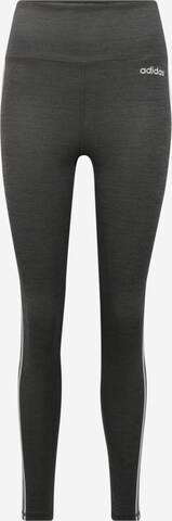 Skinny Pantalon de sport 'W D2M 3S HR LT' ADIDAS SPORTSWEAR en gris : devant