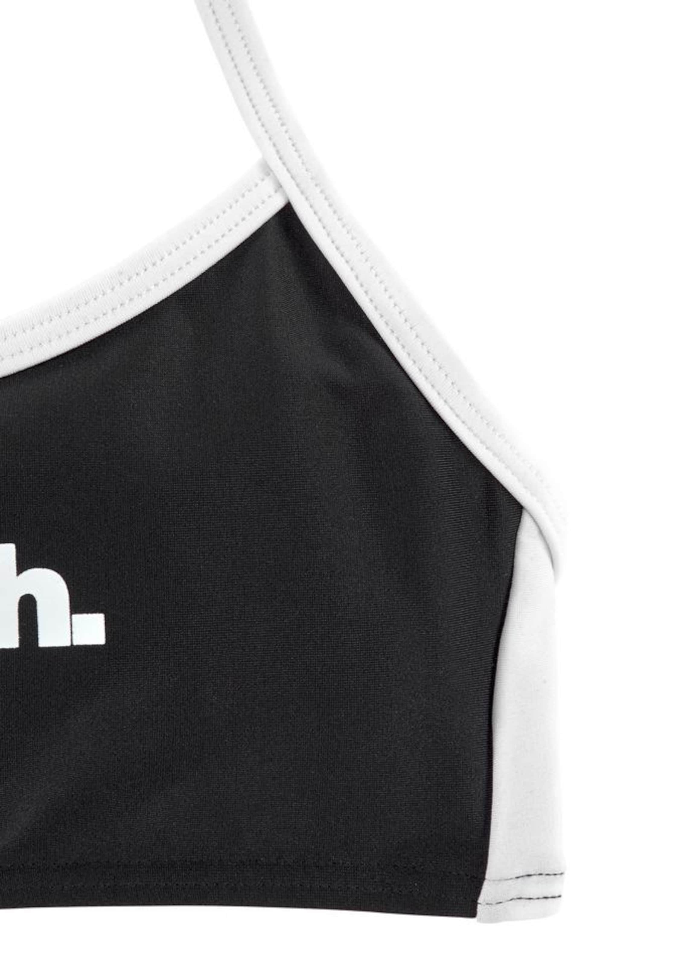 BENCH Bustier Bikini i sort