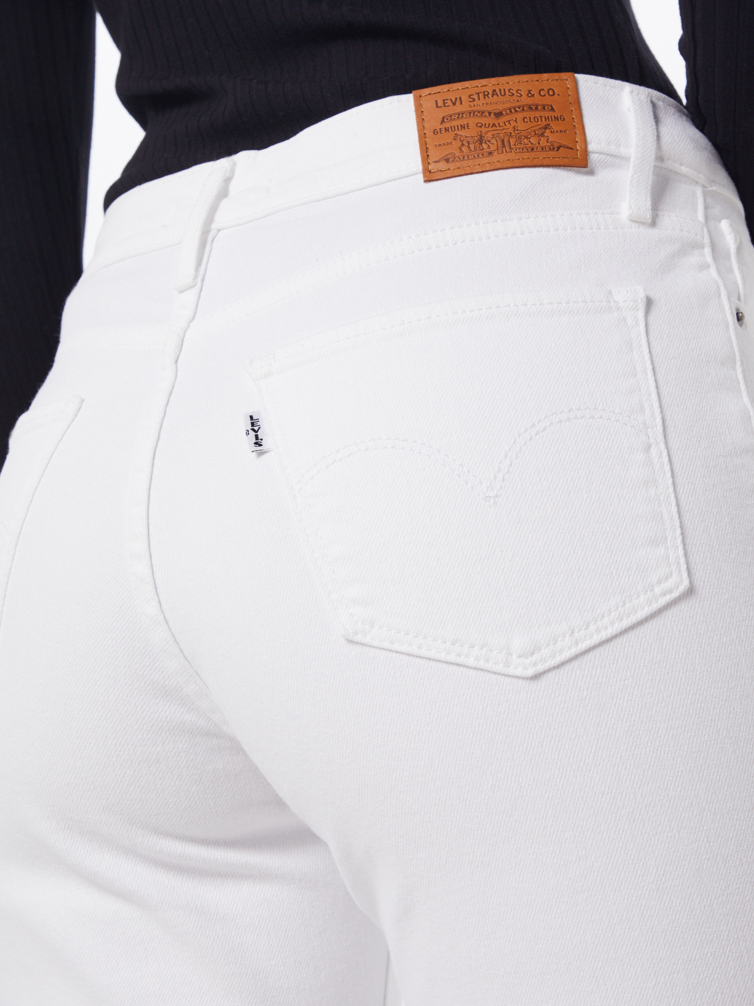 LEVIS Jeans 724™ HIGH RISE STRAIGHT in Weiß 