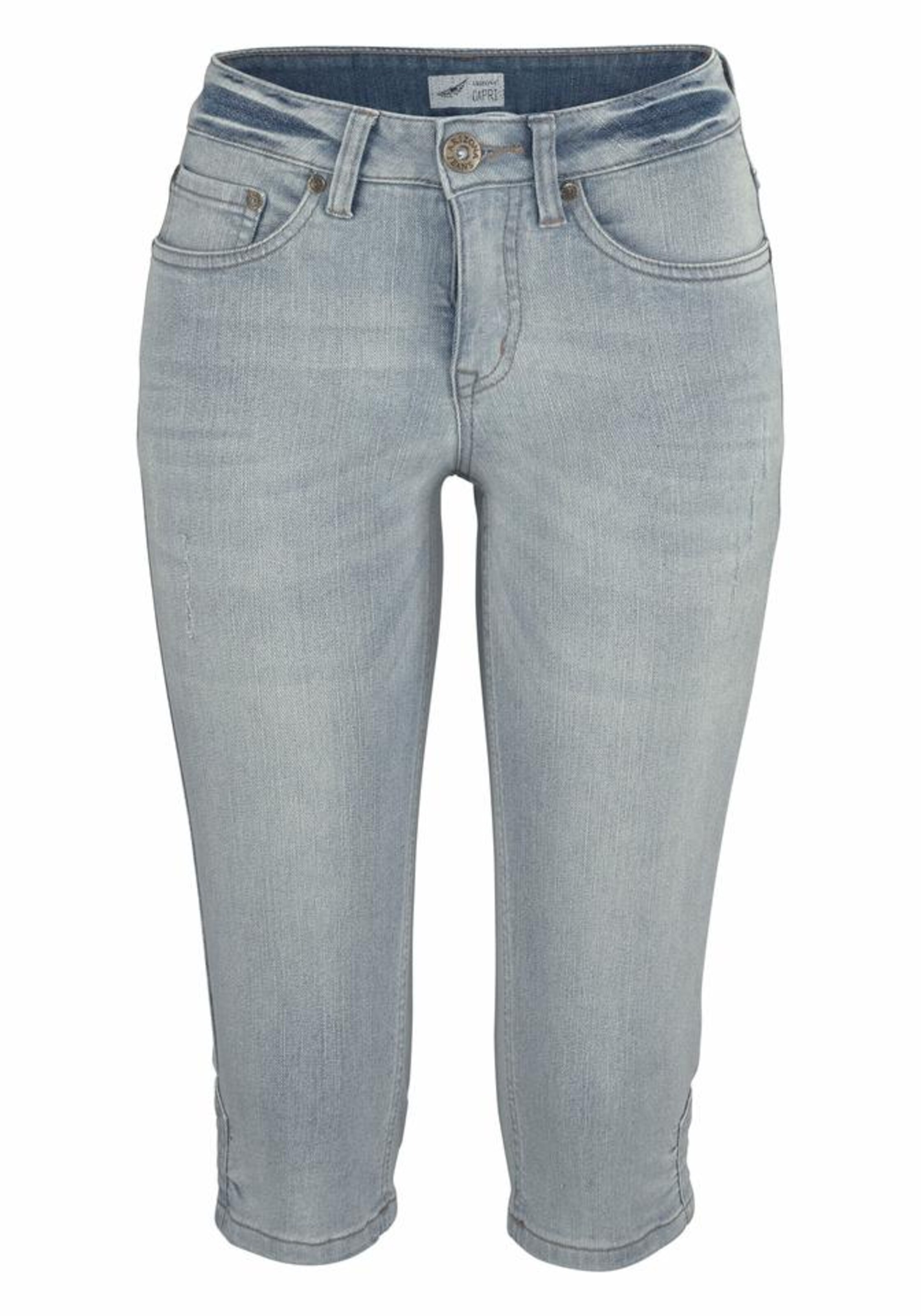 ARIZONA Skinny Caprijeans in Blau: Vorderseite