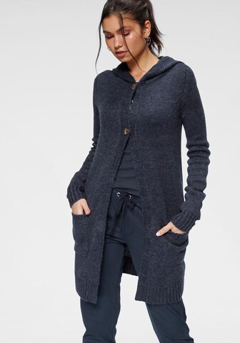 KangaROOS Strickmantel in Blau: Vorderseite