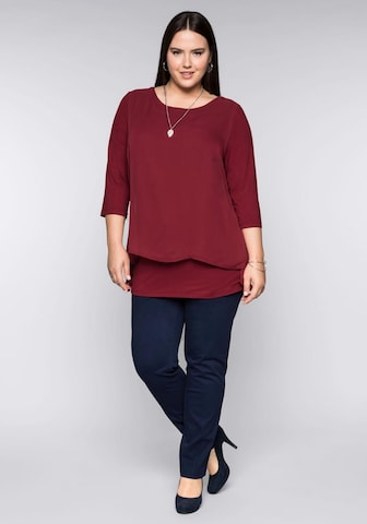 SHEEGO Blouse in Red