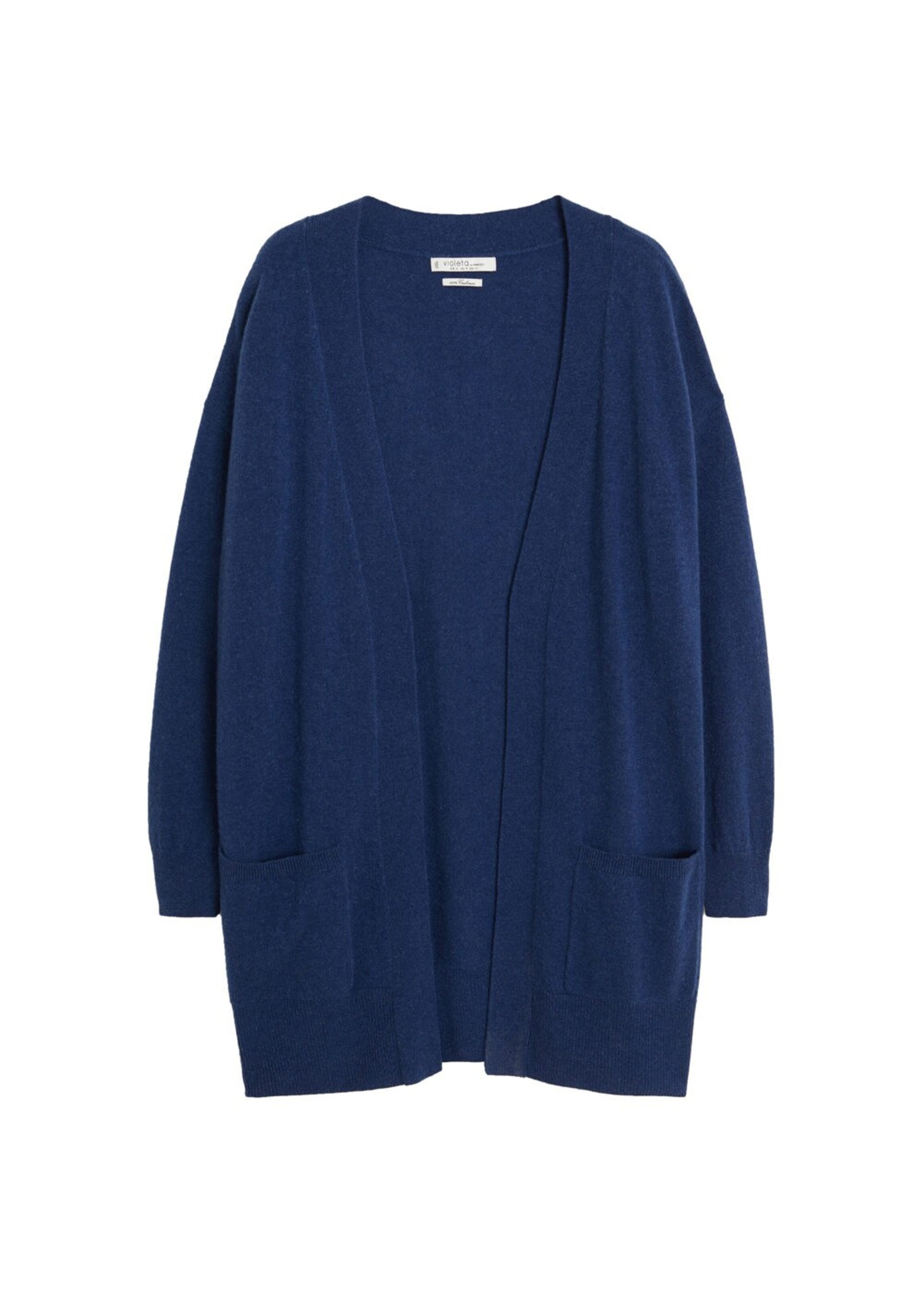 VIOLETA by Mango - Strickjacke 'Sashlini' in marine