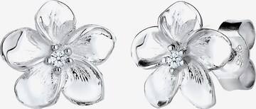 Elli DIAMONDS Earrings 'Frangipani Blüte' in White