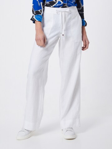 Lauren Ralph Lauren Wide leg Παντελόνι 'JOVONIE-WIDE LEG-PANT' σε λευκό: μπροστά