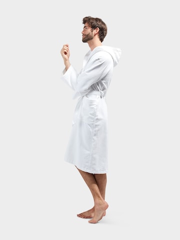 TOM TAILOR Long Bathrobe in White