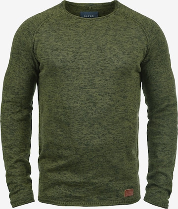 BLEND Sweater 'Dan' in Green: front