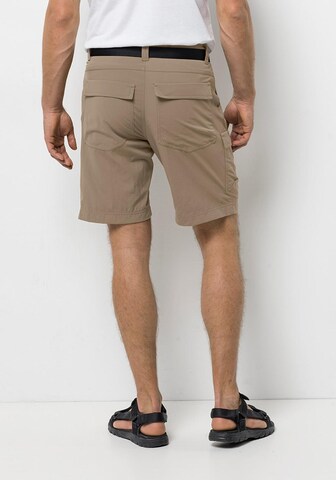 JACK WOLFSKIN Regular Outdoor trousers 'Hoggar' in Beige