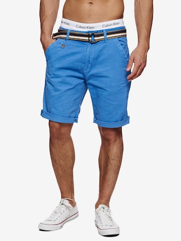 Regular Pantalon ' Cuba ' INDICODE JEANS en bleu : devant