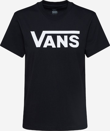 VANS Shirt 'WM FLYING V CREW' in Zwart: voorkant