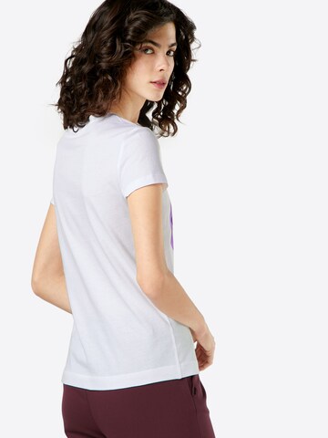 T-shirt GUESS en blanc : derrière