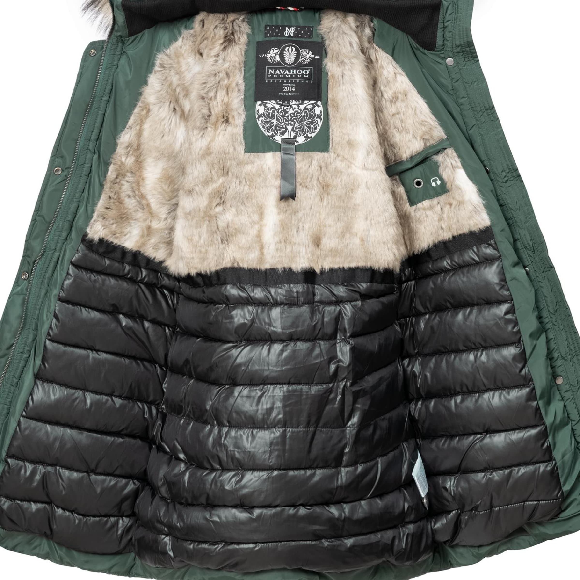 žalia NAVAHOO Žieminis paltas 'Paula'