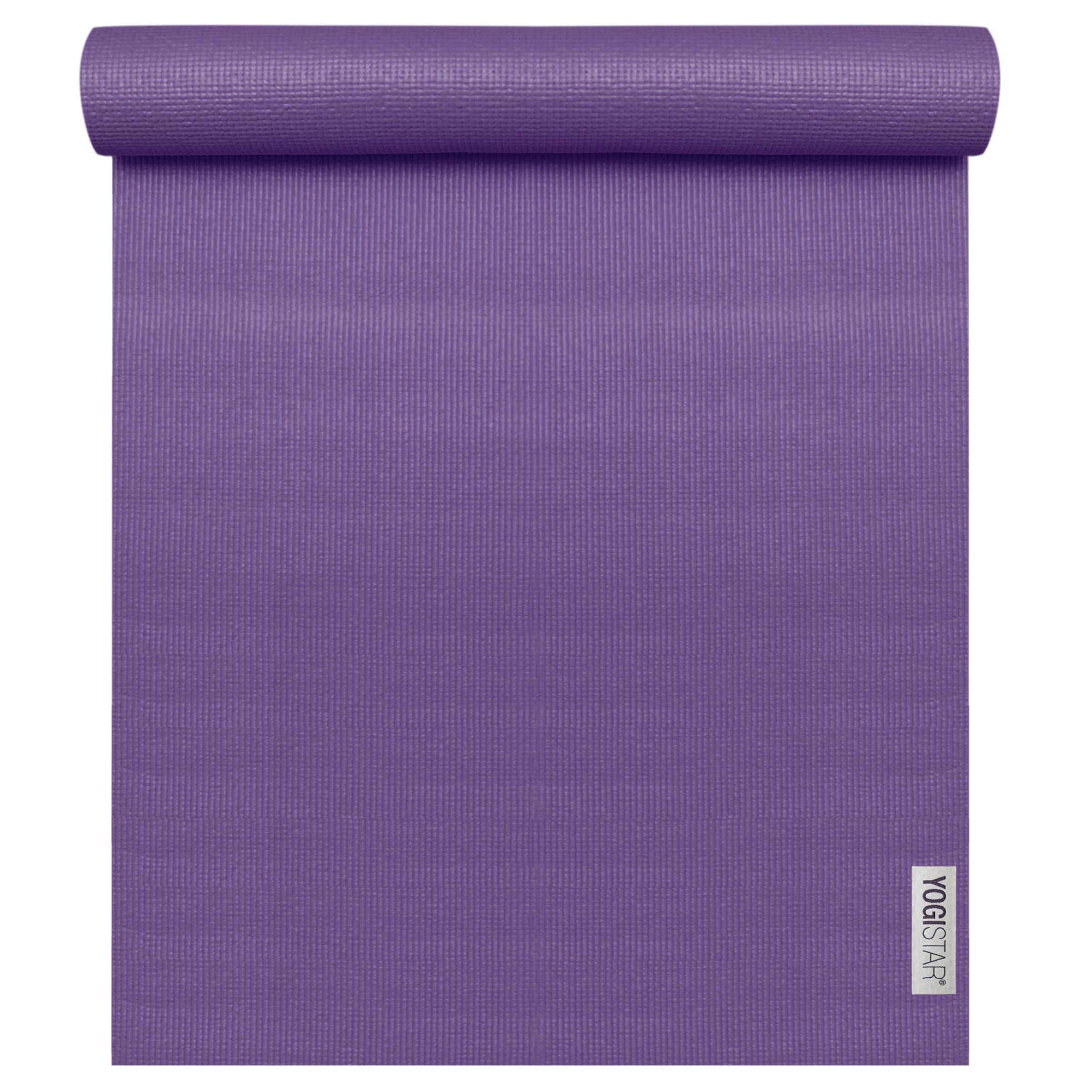 YOGISTAR.COM Yogamatte '183 cm x 61 cm x 4 mm' in Lila: Vorderseite