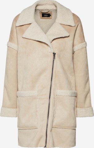 Manteau mi-saison ONLY en beige : devant