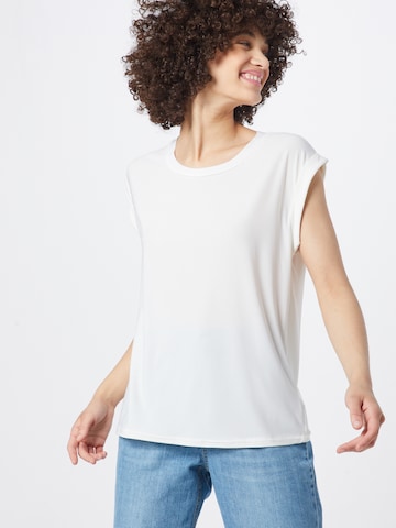 SISTERS POINT T-shirt 'LOW-A' i vit: framsida