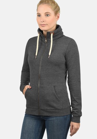 DESIRES Sweatjacke 'Vicky Zipper' in Grau: predná strana