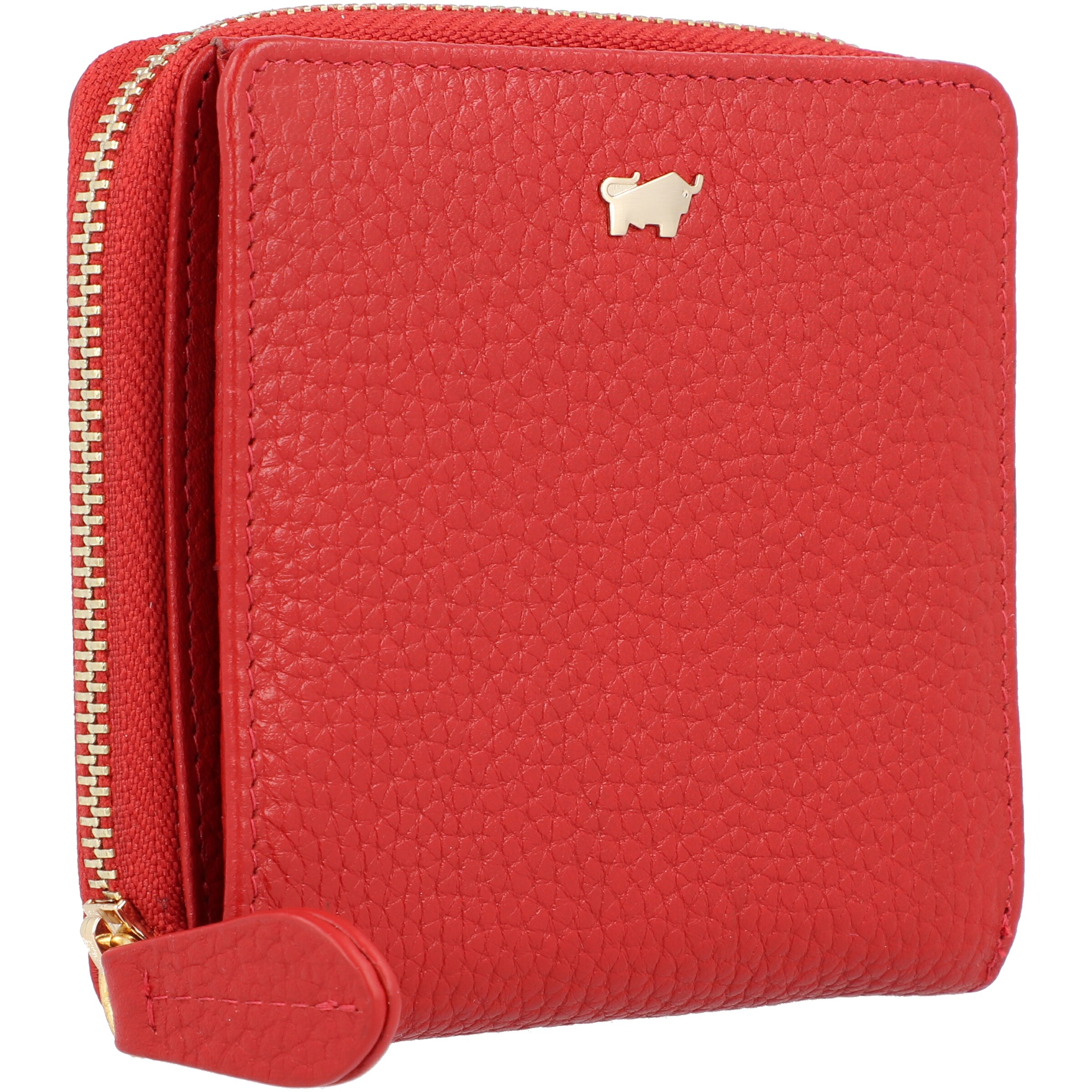 Braun Büffel Wallet in Red