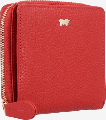 Braun Büffel Wallet in Red