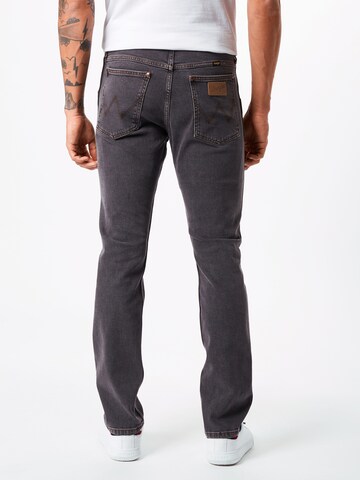 Regular Jean '11MWZ' WRANGLER en noir : derrière