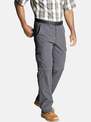 Regular Pantalon cargo 'Jannis' Jan Vanderstorm en gris : devant