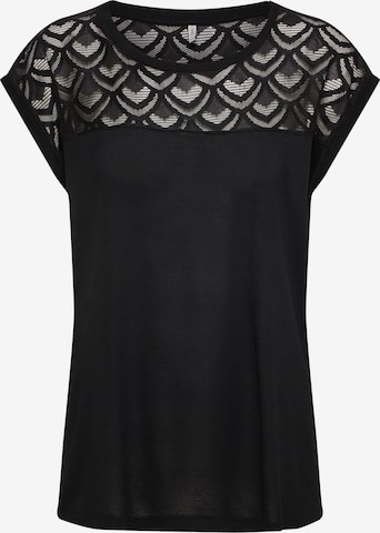 ONLY - Camiseta 'Nicole' en negro: frente