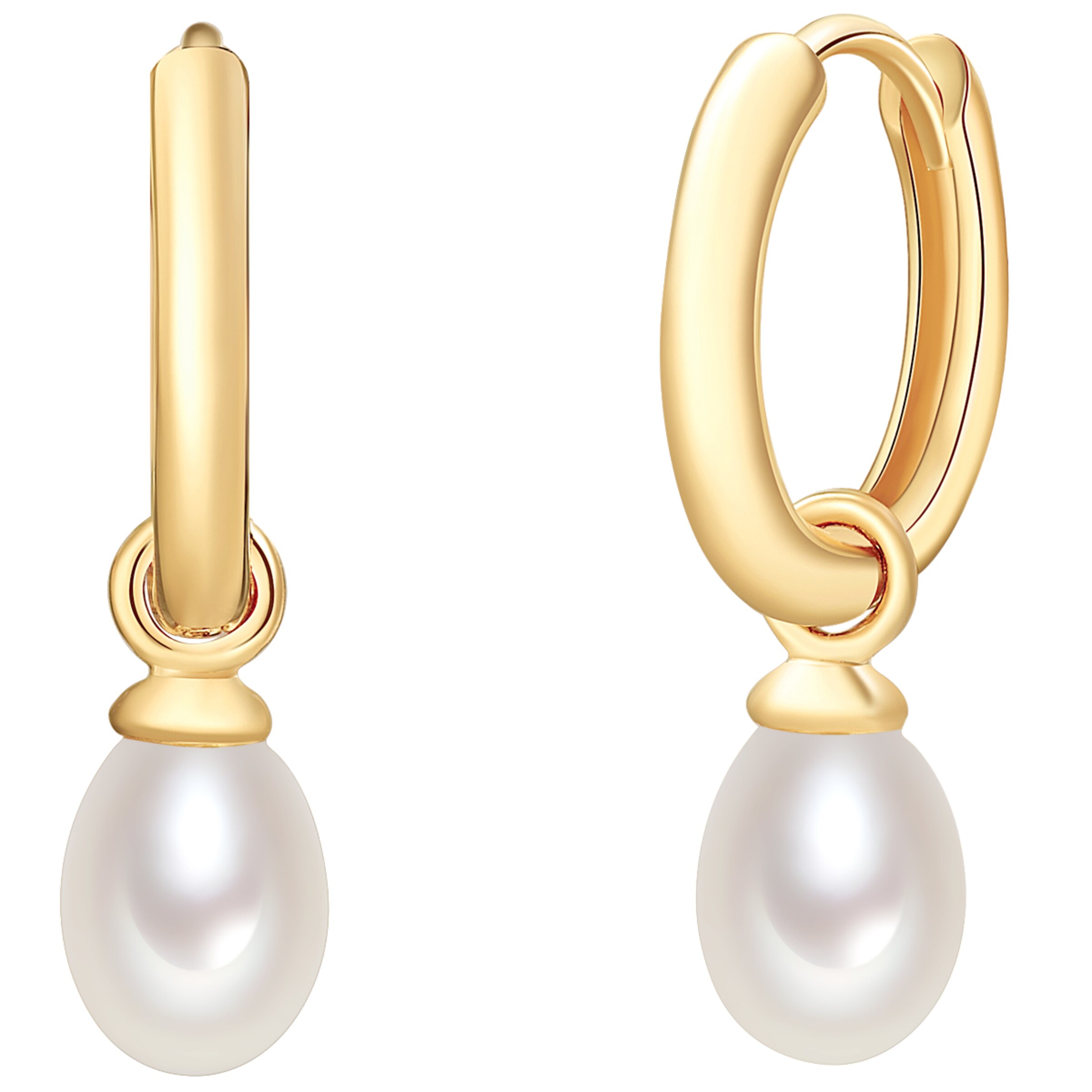 Valero Pearls Earrings in Gold