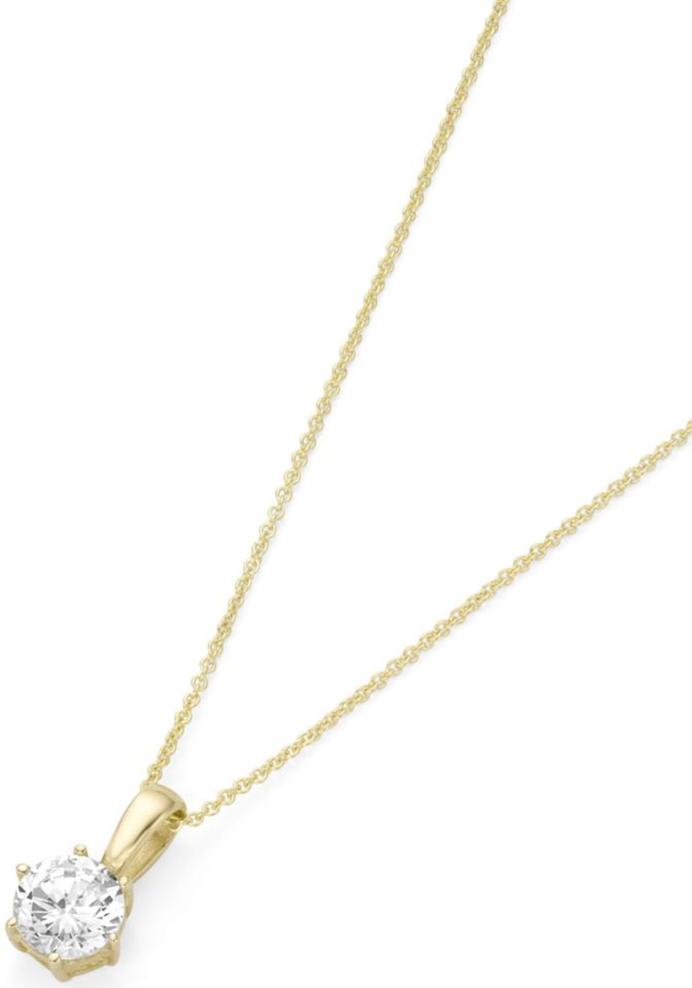 FIRETTI Necklace 'Kleeblatt' in Gold: front