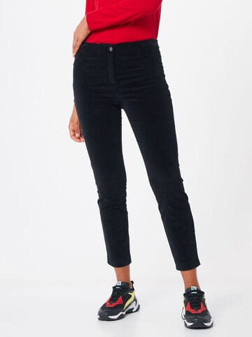 Coupe slim Pantalon 'Stella' BRAX en noir : devant