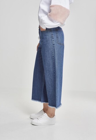 Urban Classics Wide Leg Jeans in Blau