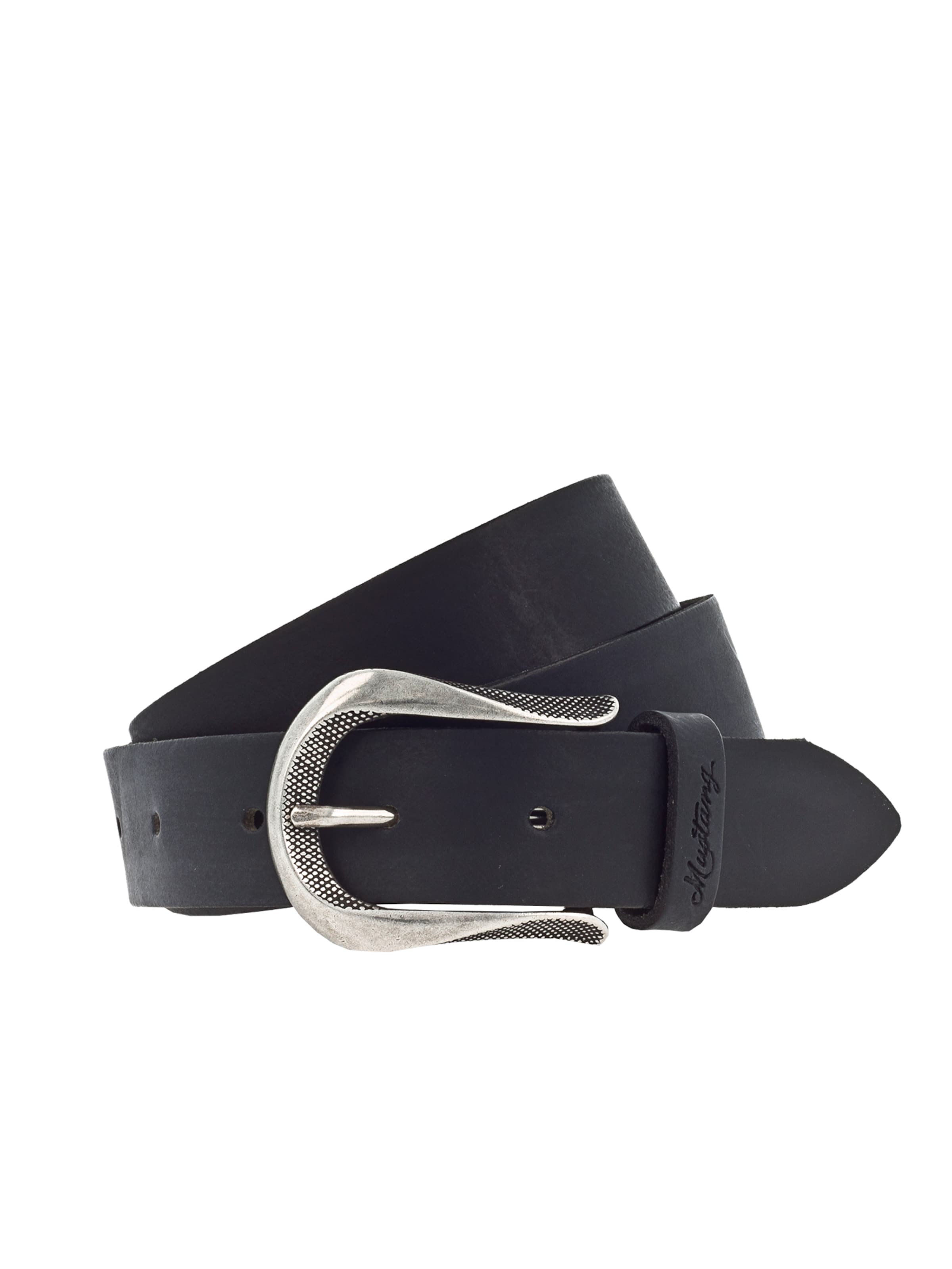 MUSTANG Vyö värissä musta: etupuoli