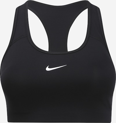 NIKE Soutien-gorge de sport en noir / blanc, Vue avec produit