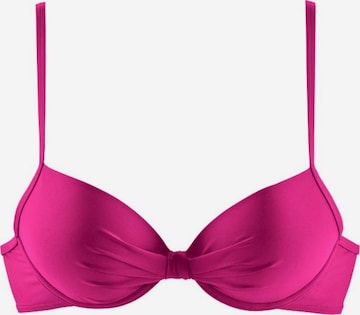 Top per bikini 'Spain' di s.Oliver in rosa: frontale