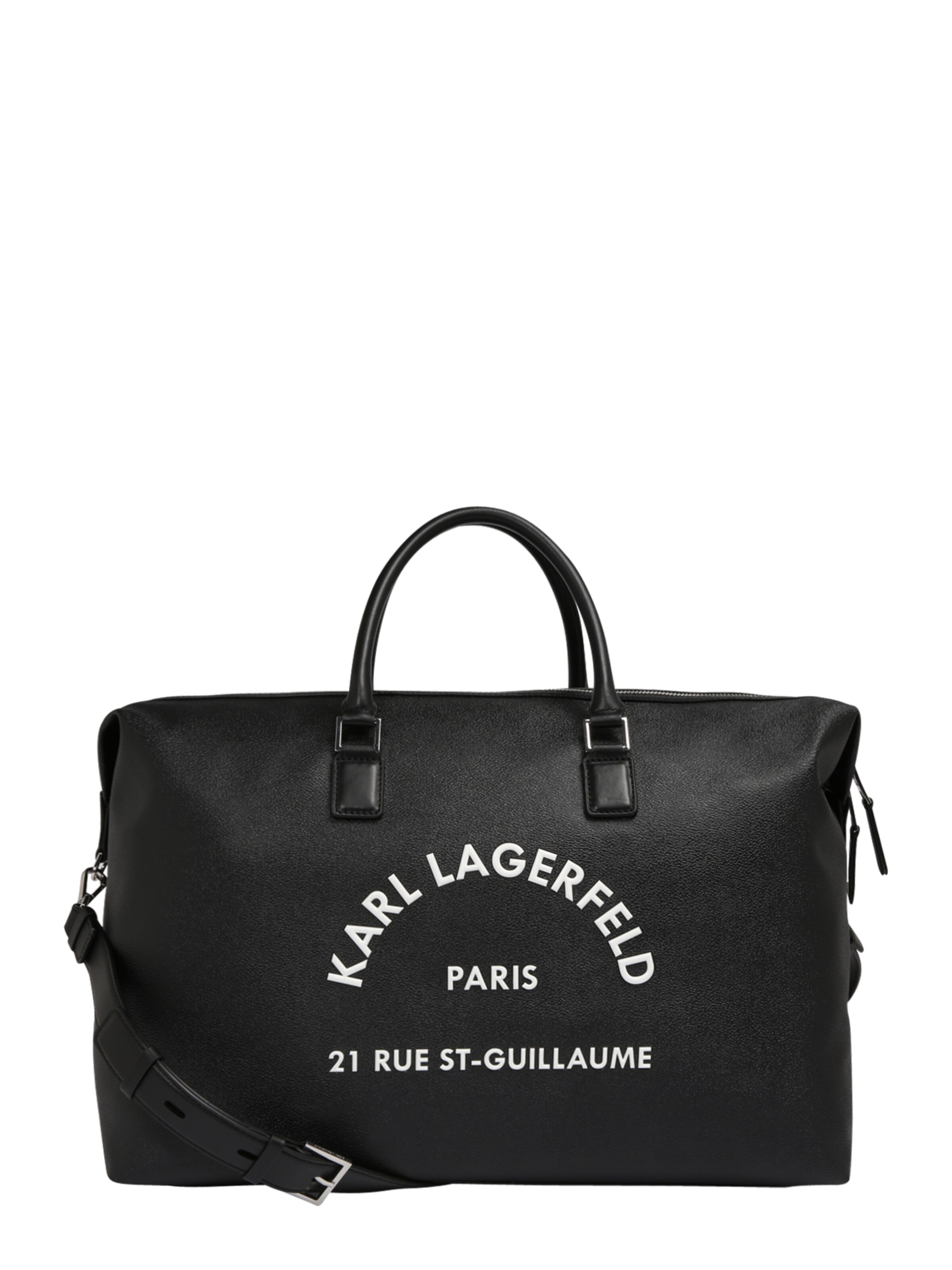 Karl Lagerfeld - Reistas 'rue st guillaume weekender' in de kleur Zwart