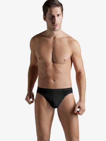 Slip ' Cotton Sporty ' Hanro en noir : devant