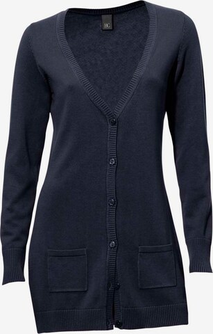 Cardigan heine en bleu : devant