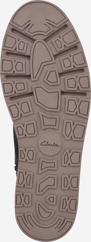 CLARKS Šněrovací kozačky 'Trace Pine' – černá: spodní strana