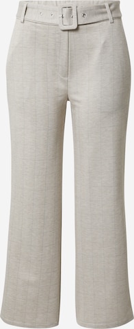 EDITED Wide leg Byxa 'Polly' i beige: framsida