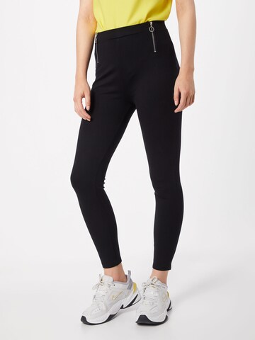 ABOUT YOU Regular Chino 'Florence Leggings' in Zwart: voorkant