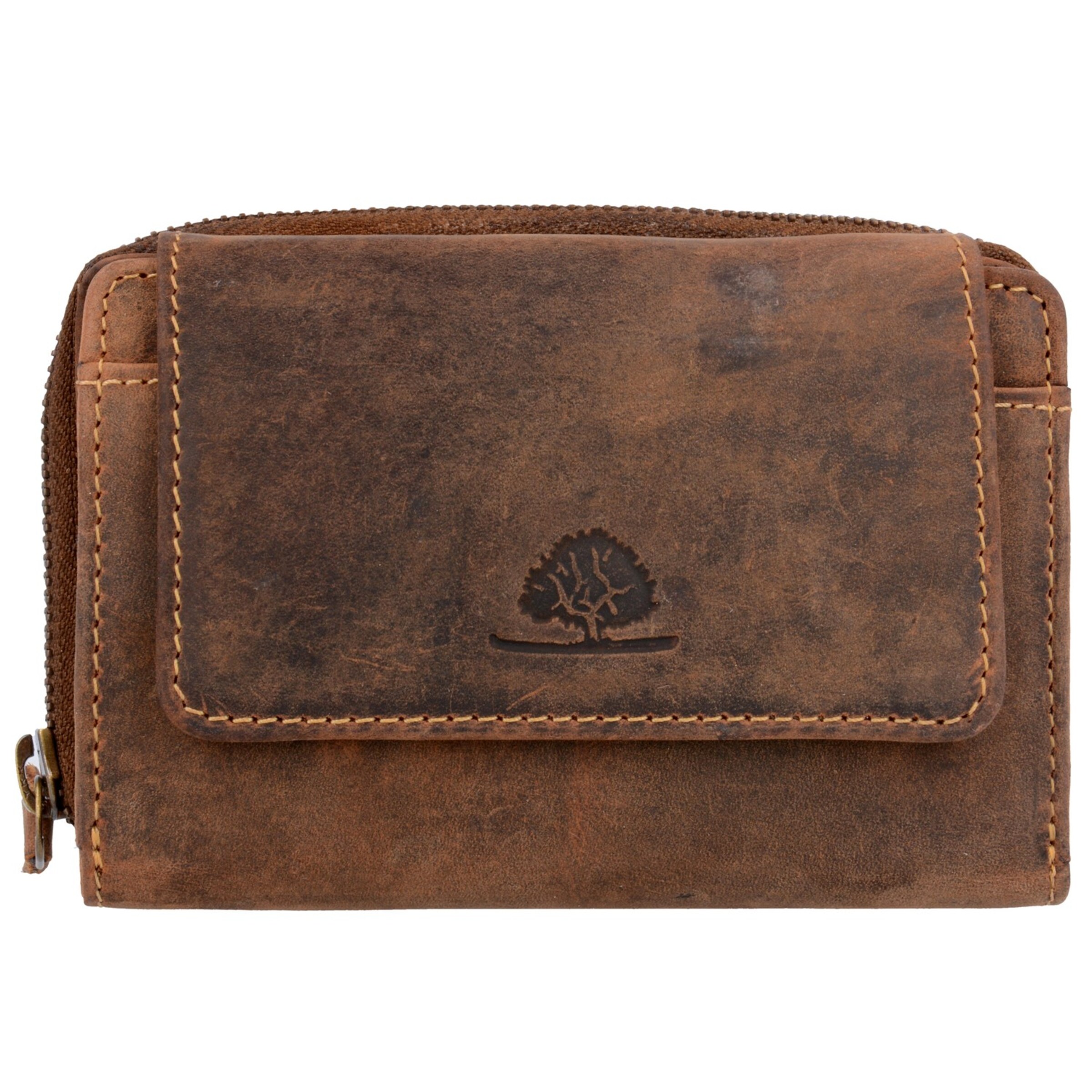 GREENBURRY Wallet in Brown: front