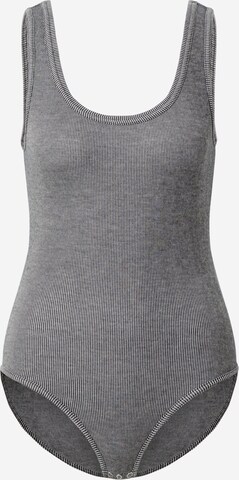 Shirtbody 'Valow' AMERICAN VINTAGE en gris : devant