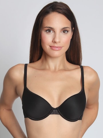 Invisible Soutien-gorge 'FLEXICUP' sassa en noir : devant