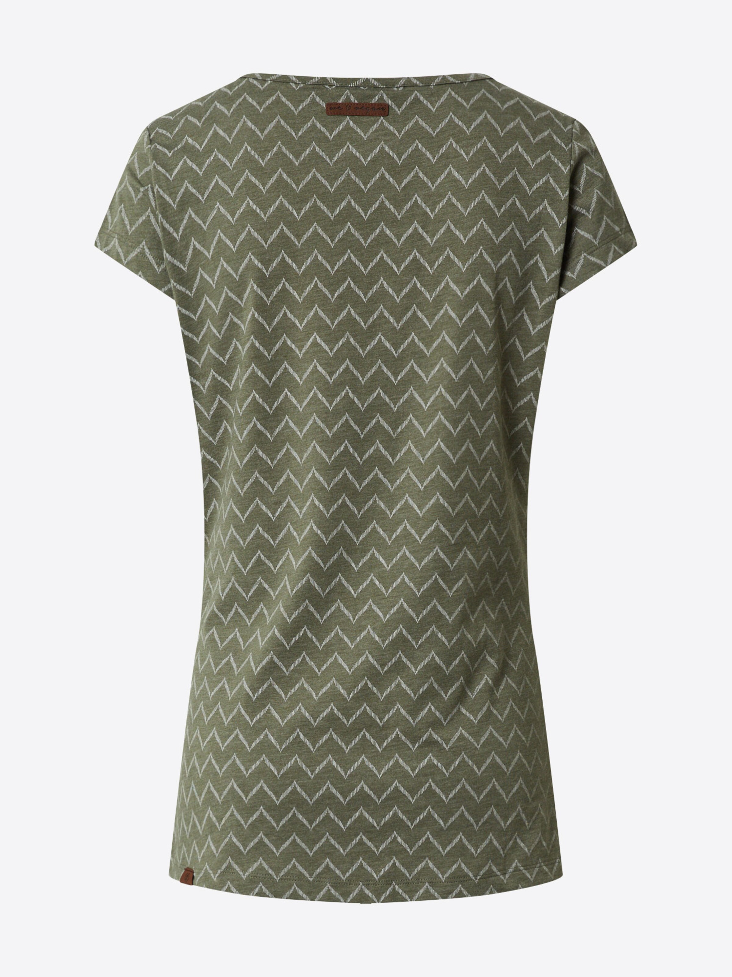 Femme T-shirt MINT ZIG ZAG Ragwear en Vert 