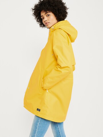Abercrombie & Fitch Jacke 'SB19-RAINCOAT' in Gelb