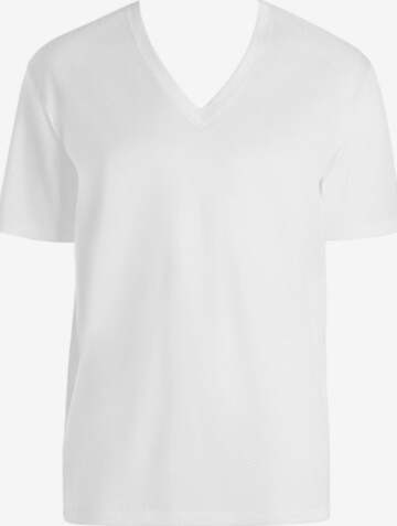 Hanro T-Shirt V-Neck ' Cotton Sporty ' in Weiß: predná strana