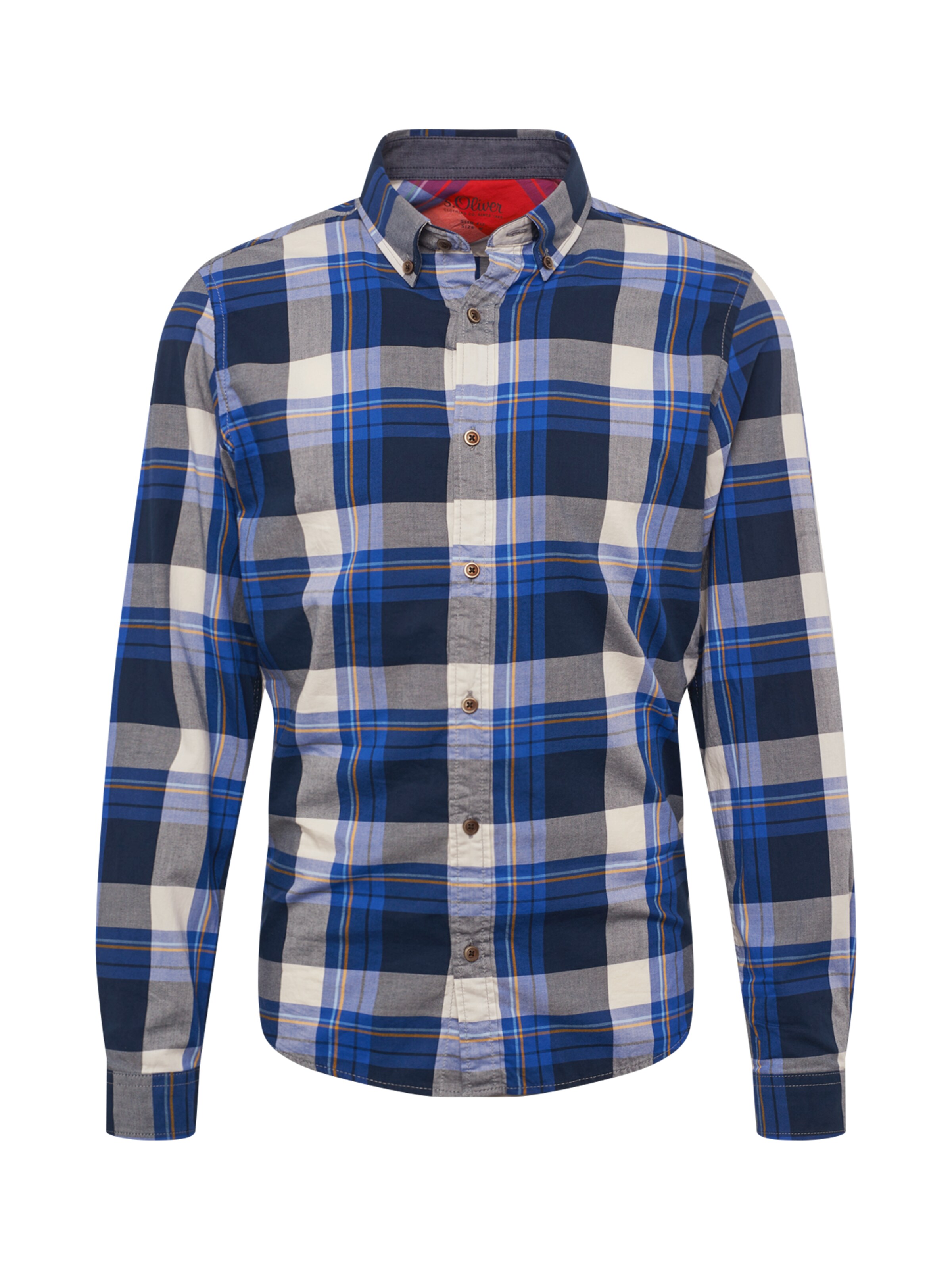 s.Oliver - Overhemd in de kleur Blauw